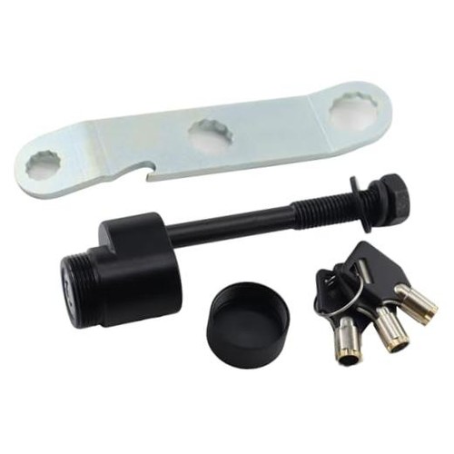 Trailer hitch lock with wrench - hitch,